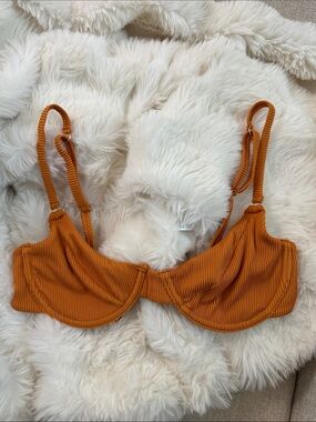 Lahana Swim Burnt Orange Bikini Top